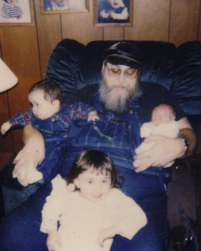 Pappy, Kennedy, Dakota, and baby Trevor